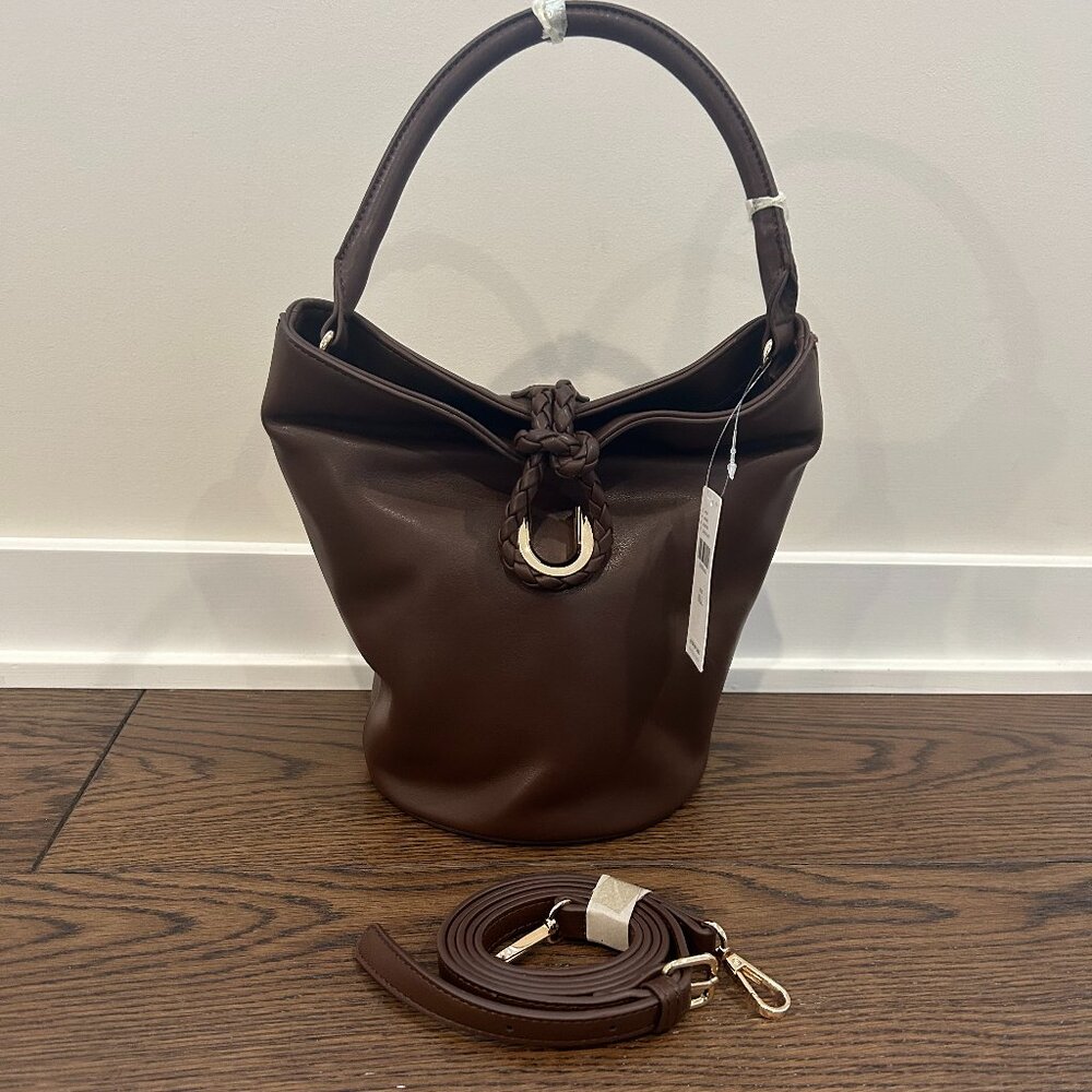 Aota Twist Tie Top-Handle Bucket Bag - Anthropologie